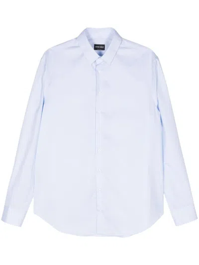 Giorgio Armani Striped Shirt In White
