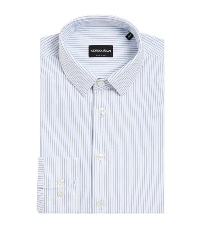 Giorgio Armani Striped Shirt In White