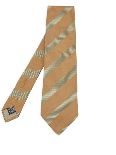 Pre-owned Giorgio Armani Striped Tie