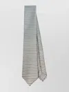 Giorgio Armani Striped Tie With Lightweight Soft Texture