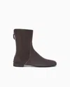 Giorgio Armani Suede Ankle Boots In Brown
