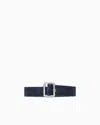Giorgio Armani Suede Belt In Blue