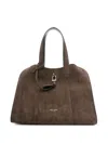 Giorgio Armani Suede Calfskin Tote Bag