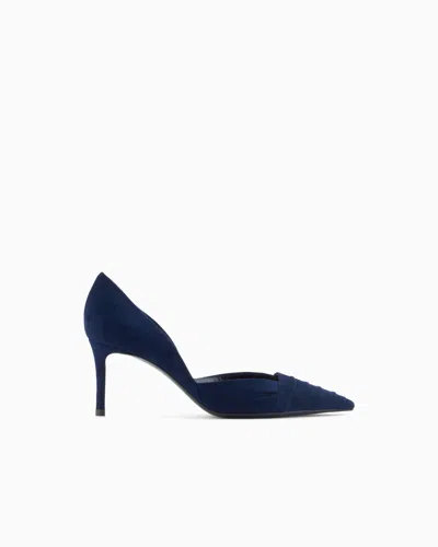 Giorgio Armani Suede Court Shoes