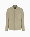 Giorgio Armani Suede-lambskin Shirt Jacket