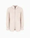 Giorgio Armani Suede-lambskin, Single-breasted Jacket In Neutral