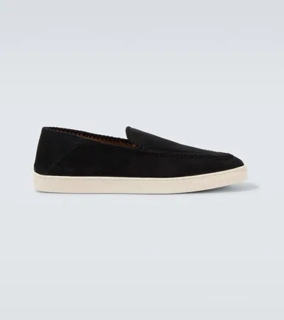 GIORGIO ARMANI SUEDE LOAFERS