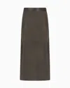 Giorgio Armani Suede Midi Skirt