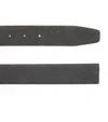 Giorgio Armani Suede Reversible Belt In Grey