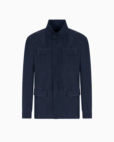GIORGIO ARMANI SUEDE SAFARI JACKET