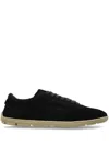 Giorgio Armani Suede Sneakers In Black