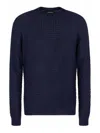 Giorgio Armani Sweaters In Blue