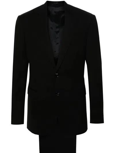 Giorgio Armani Suit Clothing In Black