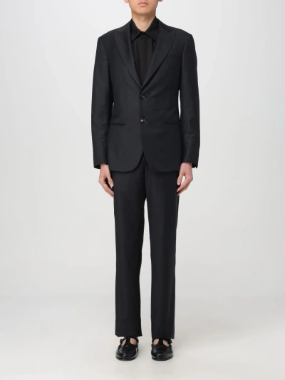 Giorgio Armani Suit  Men Colour Black