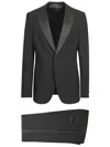 Giorgio Armani Single-breasted Tailored Suit In Black