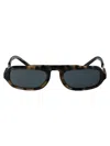 Giorgio Armani Blue Havana Acetate Sunglasses