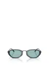 Giorgio Armani Geometric-frame Sunglasses In Black