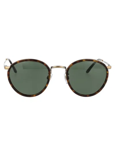Giorgio Armani Round Frame Sunglasses In 319831 Havana