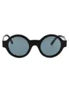 Giorgio Armani Black Acetate Sunglasses In 5001r8 Black