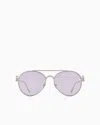 Giorgio Armani Sunglasses In Metallic