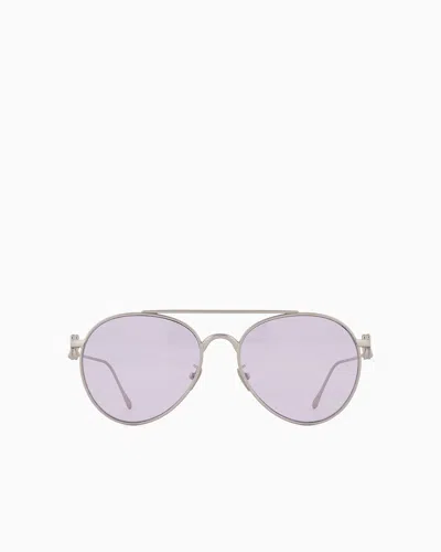 Giorgio Armani Sunglasses In Metallic