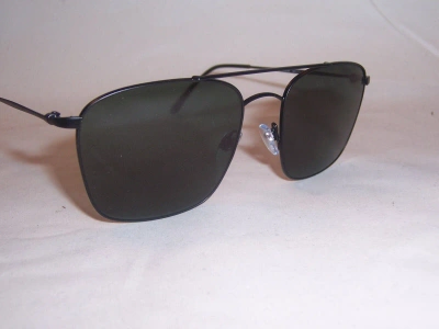 Pre-owned Giorgio Armani Sunglasses Ar 6080 300171 Black/green 55mm Authentic