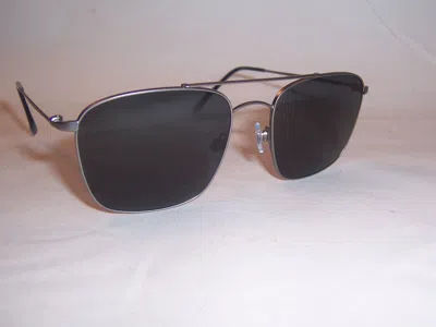 Pre-owned Giorgio Armani Sunglasses Ar 6080 300387 Gunmetal/grey 55mm Authentic In Gray