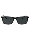 Giorgio Armani Black Acetate Sunglasses In Black