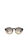 Giorgio Armani Round-frame Sunglasses In Black