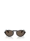 Giorgio Armani Black Acetate Sunglasses In Black