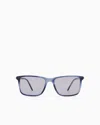 Giorgio Armani Rectangle Frame Sunglasses In Blue
