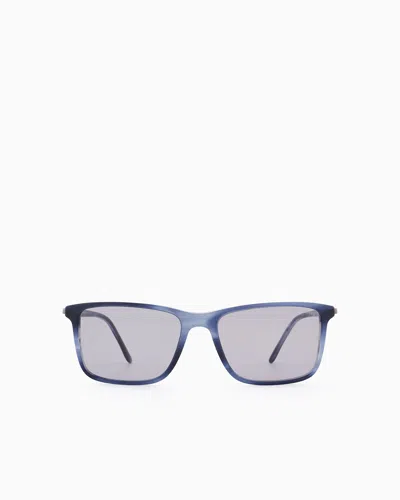GIORGIO ARMANI MEN’S RECTANGULAR SUNGLASSES