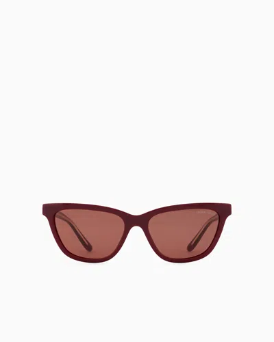 Giorgio Armani Sunglasses In Burgundy