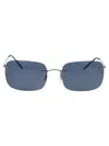 Giorgio Armani Matte Gunmetal Metal Sunglasses In Neutral
