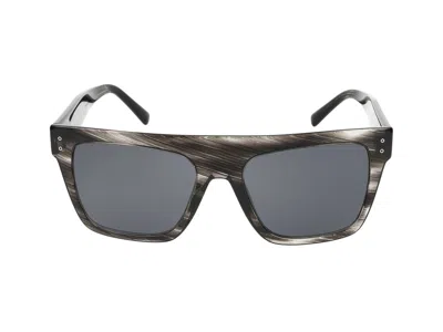 Giorgio Armani Sunglasses In Grey Striated