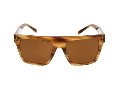Giorgio Armani Sunglasses In Honey Striated