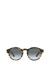 Giorgio Armani Tortoiseshell-effect Round-frame Sunglasses In Multicolor