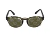 Giorgio Armani Sunglasses In Striated Green