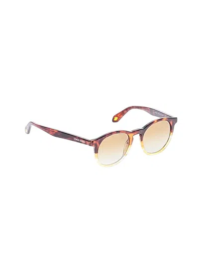 Pre-owned Giorgio Armani Sunglasses In Tan