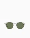 Giorgio Armani Men's Panto Sunglasses In Transparent
