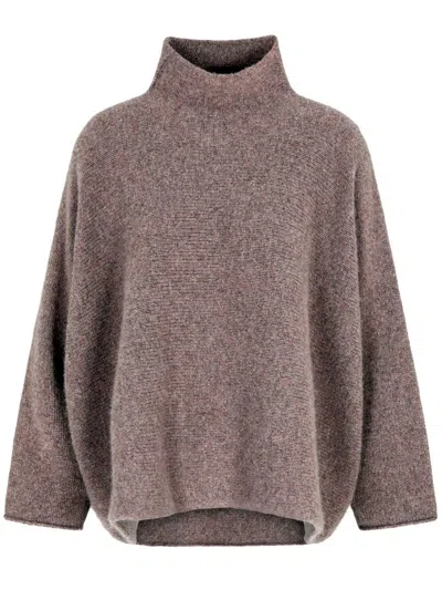 Giorgio Armani Cashmere Mock-neck Jumper In Multi