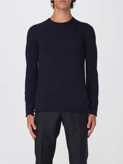 GIORGIO ARMANI SWEATER GIORGIO ARMANI MEN COLOR BLUE,H15540009