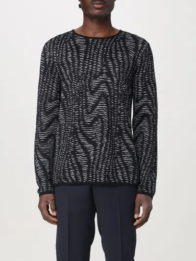 GIORGIO ARMANI SWEATER GIORGIO ARMANI MEN COLOR BLUE,421827009