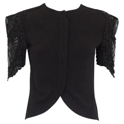 Pre-owned Giorgio Armani Sweater Size 40 In Black