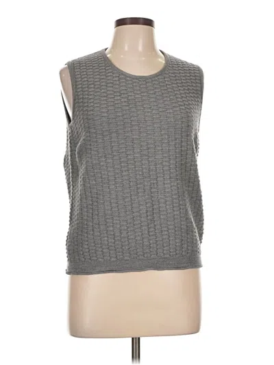 Pre-owned Giorgio Armani Sweater Vest In Gray