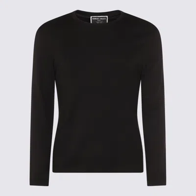 GIORGIO ARMANI SWEATERS BLACKS AND GREYS