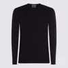Giorgio Armani Sweaters Blue And Green In Black