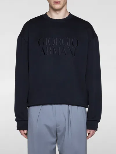 Giorgio Armani Sweatshirt  Men Color Blue