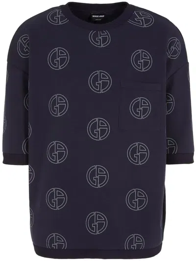 Giorgio Armani Sweatshirt In Multi