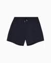 Giorgio Armani Official Store Swim Trunks In Navy Blue